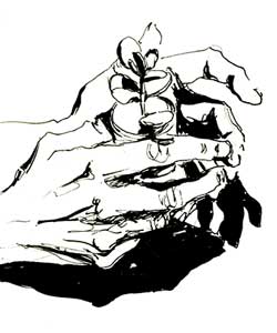 Inktober 2017 Hand Series